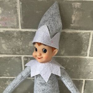 Gray Elf Doll, Christmas Cadets Posable Holiday Elves